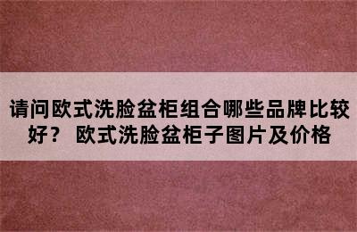 请问欧式洗脸盆柜组合哪些品牌比较好？ 欧式洗脸盆柜子图片及价格